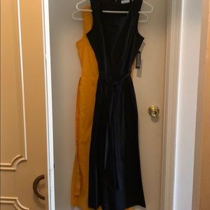 Black and yellow jumpsuits